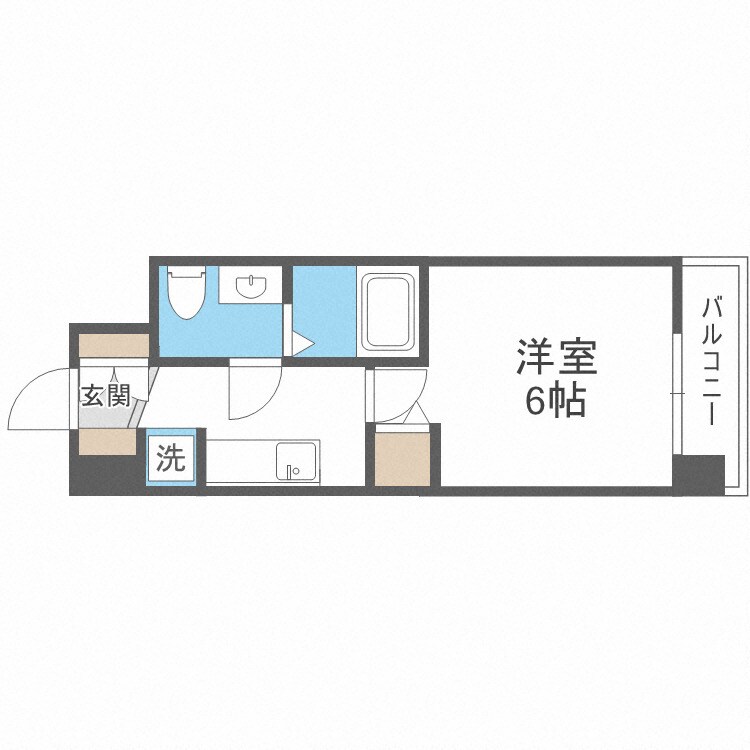 エグゼ大阪ＮＯＲＴＨゲートの物件間取画像