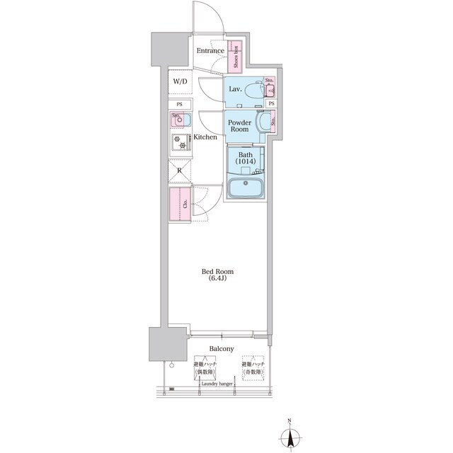 BPRレジデンス新梅田の物件間取画像