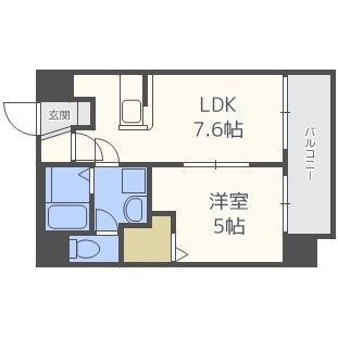 TLRレジデンス難波東の物件間取画像