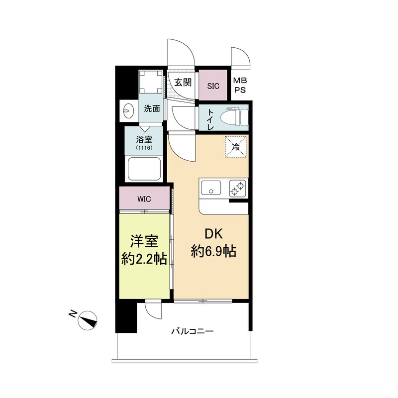 セレニテ十三ミラクの物件間取画像