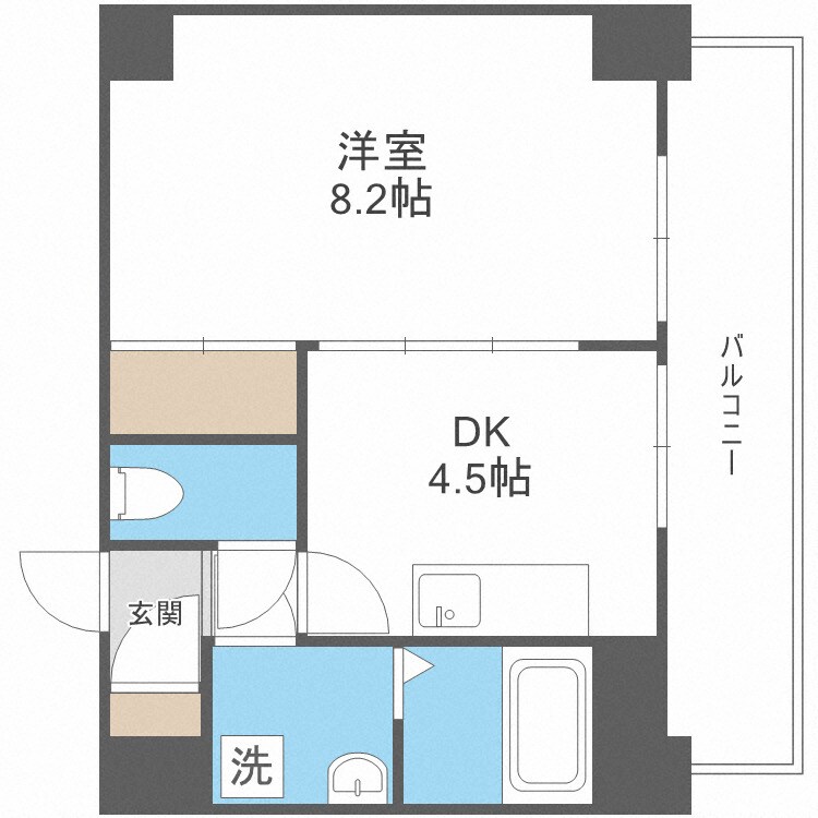 アーバンステージ安堂寺Iの物件間取画像