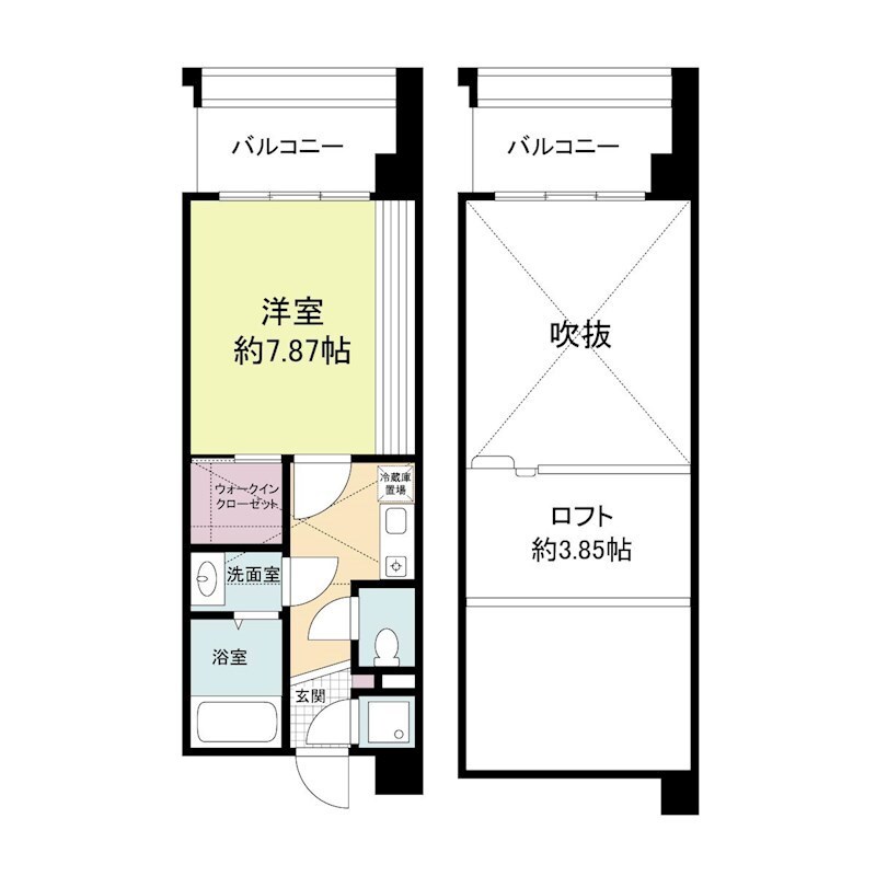 フォレステージュ江坂公園の物件間取画像