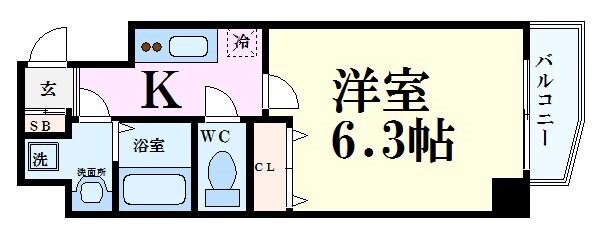ウインズコート新大阪Ⅱの物件間取画像