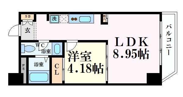 willDo谷町の物件間取画像