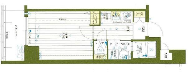 アスヴェル京都西大路御池の物件間取画像