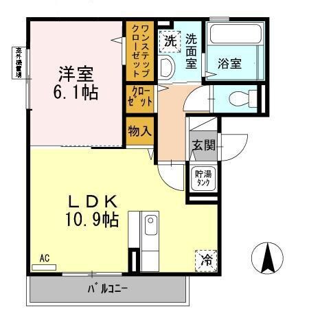 レガーロ河原町の物件間取画像