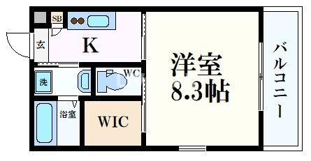 Shining二条離宮の物件間取画像