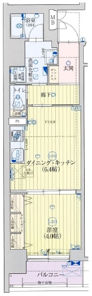 ベラジオ京都梅小路の物件間取画像