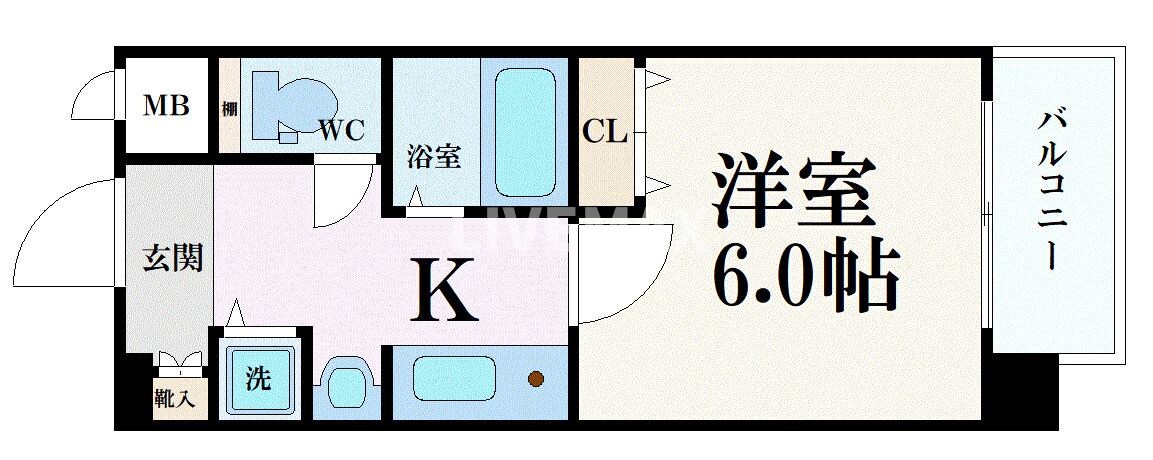 プレサンス京大東の物件間取画像