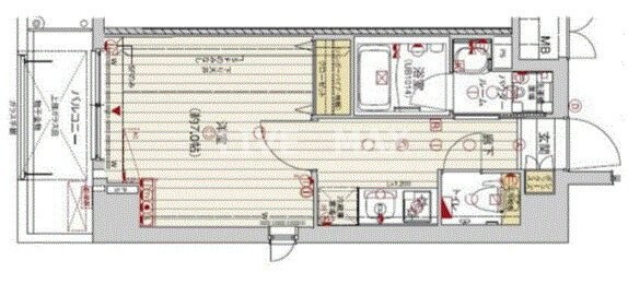 アスヴェル京都東寺前Ⅱの物件間取画像