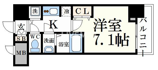 アドバンス京都ソナーレの物件間取画像