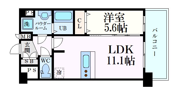 プレサンス十条凛華の物件間取画像