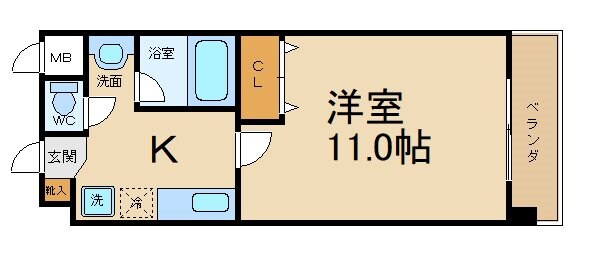 millennia　IKUの物件間取画像