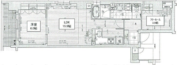 リーガル京都烏丸東の物件間取画像