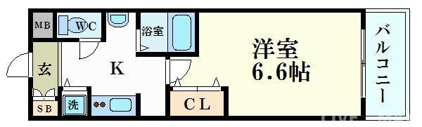 プレサンス京都二条城前風雅の物件間取画像