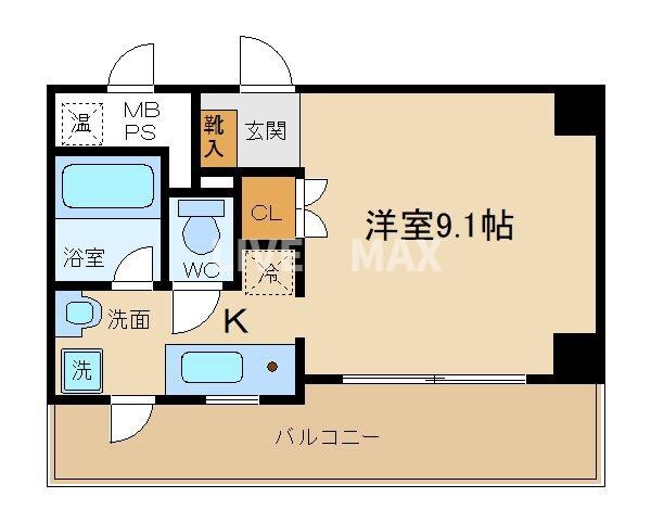 カインドインIII 南館の物件間取画像