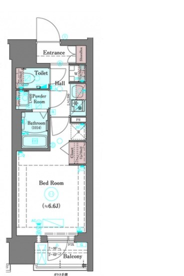 プラシード京都の物件間取画像