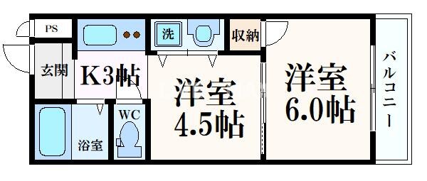 オクトピア御池の物件間取画像