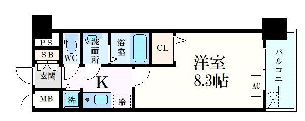 ベラジオ京都一乗寺の物件間取画像