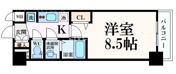 アドバンス京都エーデルの物件間取画像