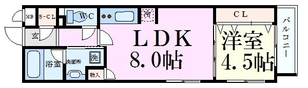 ベラジオ堀川今出川Ⅱの物件間取画像