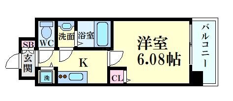 THE GARNET SUITE RESIDENCE京都駅南の物件間取画像