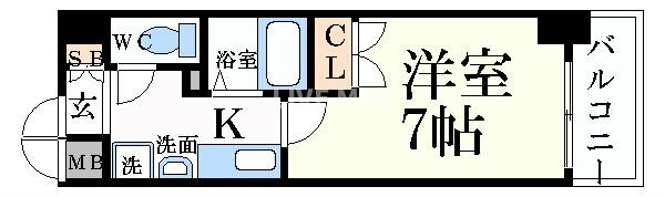ベラジオ御所東の物件間取画像