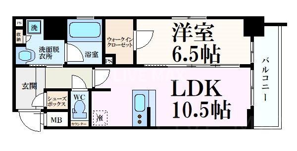ベラジオ雅び京都西院の物件間取画像