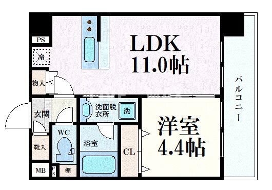 京まちなか湖月の物件間取画像