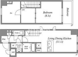 STANDZ京都駅西の物件間取画像