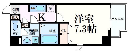 サムティ京都二条の物件間取画像