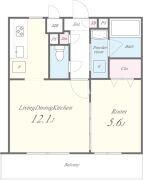 アンジュ京都天神川の物件間取画像