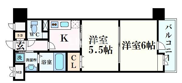 アリスタ四条西洞院の物件間取画像