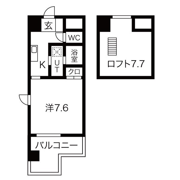 ファーストコート五条新町の物件間取画像
