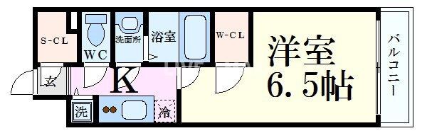 エスリード京都梅小路の物件間取画像