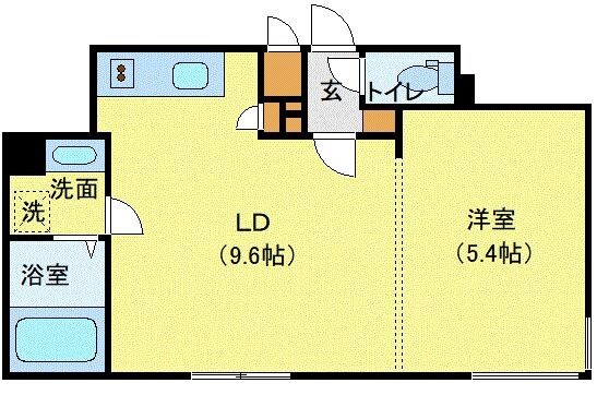 ユニエトワール札幌北9条の物件間取画像