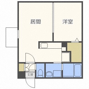 モルティーニ南円山の物件間取画像