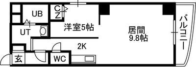 プルミエール札幌の物件間取画像