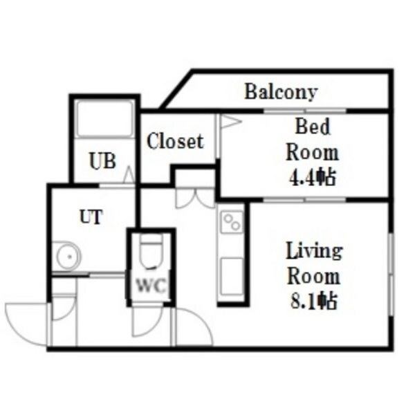 ノースプレミア大通北の物件間取画像