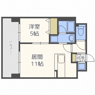マストライフ知事公館の物件間取画像