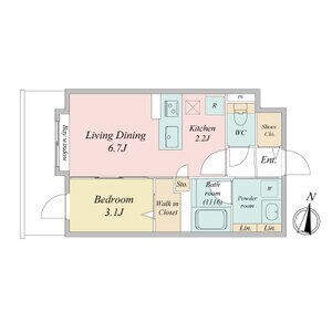 アルファスクエア北11東1の物件間取画像