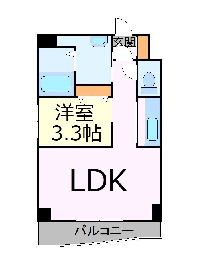 札幌レジデンス植物園の物件間取画像
