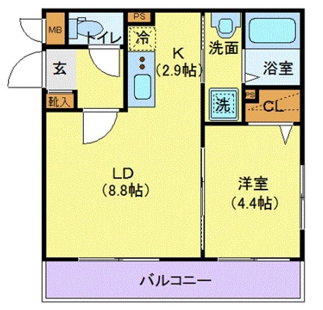 ALBA GRANDE麻生の物件間取画像