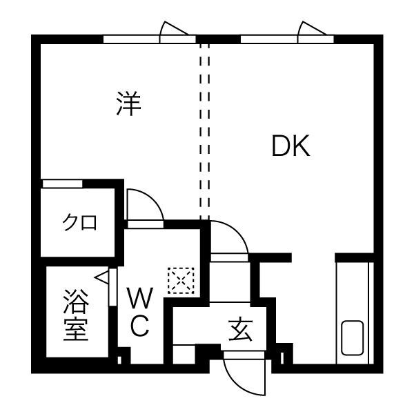 D-STUDIOの物件間取画像