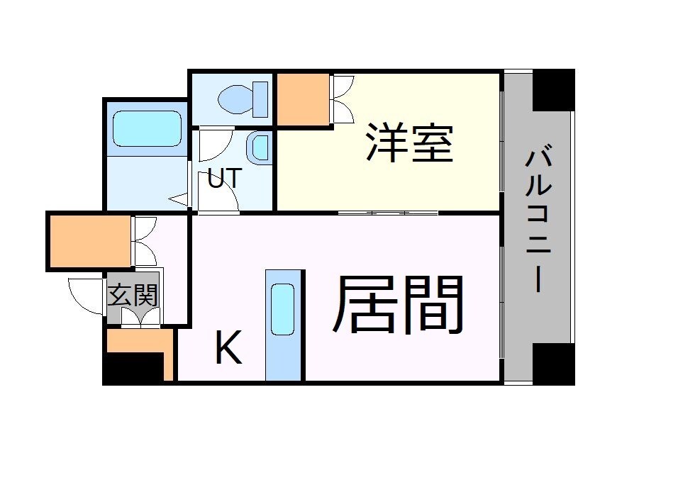 ラフィネタワー札幌南3条の物件間取画像