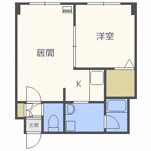 ブランノワールAMJ815の物件間取画像