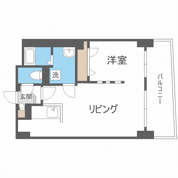 ビッグパレス中島公園の物件間取画像