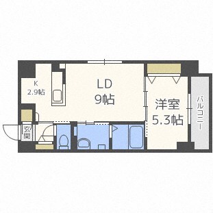 YU-COURT 大通西13の物件間取画像