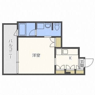ラフィネタワー札幌南３条の物件間取画像