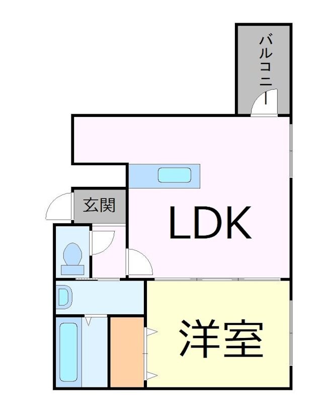リュクス円山公園の物件間取画像